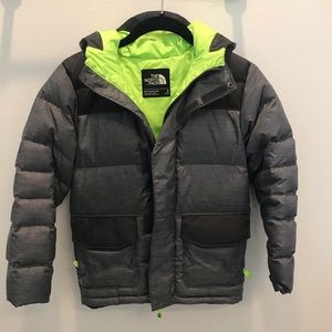 NORTH FACE BIG BOYS MEDIUM WINTER JACKET 10/12
